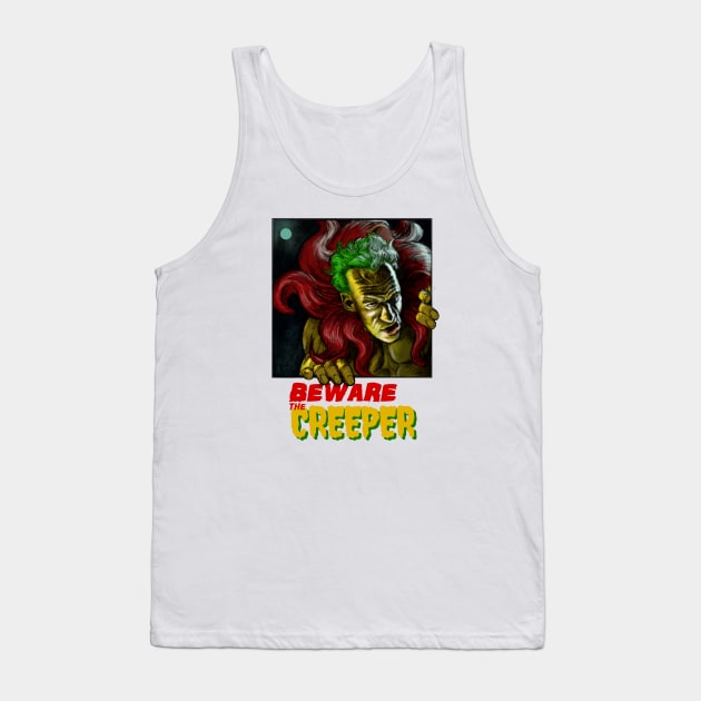 Steve Ditko's The Creeper as Rondo Hatton Tank Top by thecountingtree